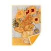 Sunflowers by Vincent van Gogh, 5x7 deluxe microfiber Smartie Cloth