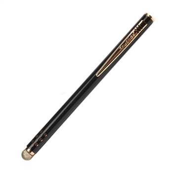 executive stylus pen black with gold clip