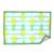 pineapples and stripes deluxe microfiber screen cleaning cloth for iPad, iPhone, glasses, and other touchscreens