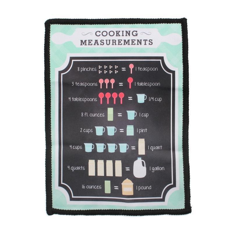 Smartie Microfiber Cloth - Cooking Measurements